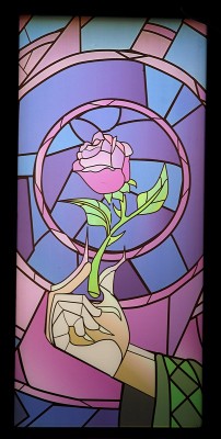 The magical rose from \"Beauty and the Beast\"